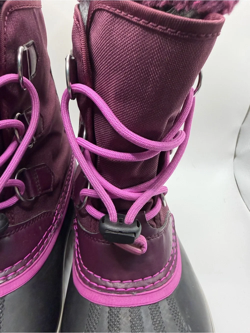 Sorel Kids Yoot Pac Waterproof Snow Boots Purple kids size 4